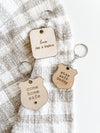 Come Home Safe Keychain - PERSONALIZED