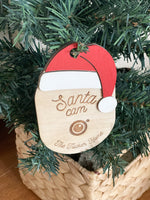 Santa Cam Ornament - Personalized