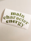 Main character energy | Mirror Sticker