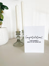 Congratulations, your laundry is about to get super cute | Greeting Card