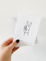 Peace Sign | Greeting Card